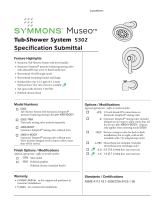Symmons 5302 Operating instructions