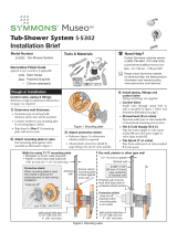 Symmons S-5302-BLK Installation guide