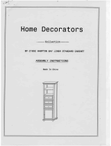 Home Decorators Collection BF-21892-SQ Operating instructions