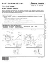 American Standard 6043005.020 Installation guide