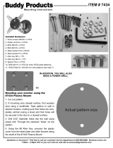 Buddy Products 7434-4 Operating instructions