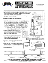 Johnson Hardware 2610F72H Installation guide