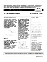 SPEEDWAY 51850 Installation guide