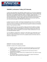 Makinex JHT-U-2 Operating instructions