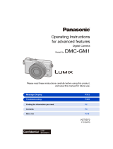Panasonic DMCGM1EB Owner's manual