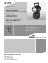 Cooper SEB 8 L DIN Operating Instructions Manual