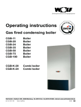 Wolf CGB-20 Operating Instructions Manual