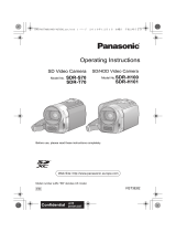 Panasonic SDRH101EB Operating instructions