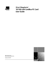 3com 3CXFE575CT - MHz 10/100 Lan Card Bus User manual