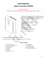 Alfda ALR200 User manual
