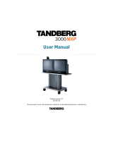 TANDBERG 3000 MXP Profile User manual