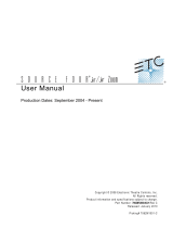 ETC Source Four jr Zoom User manual