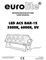 EuroLite LED ACS BAR-12 User manual