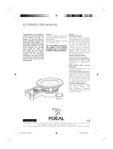 Focal K2 POWER Owner's manual