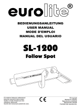 EuroLite SL-1200 LD Follow Spot User manual