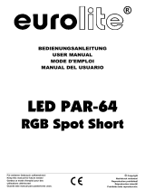 EuroLite PAR-64 Profi Spot User manual