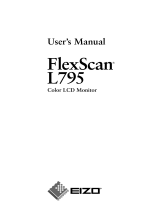 Eizo L795 User manual