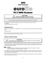 EuroLite TS-3 DMX-Scanner User manual