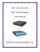 Portech MV-374 User manual