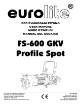 EuroLite FS-600 GKV User manual