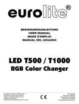 EuroLite LED T500 User manual