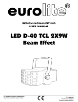 EuroLite LED D-40 TCL 2X9W User manual