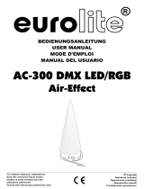 EuroLite AC-300 DMX LED/RGB Air-Effect User manual