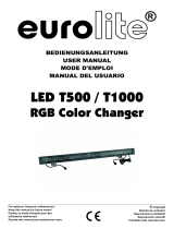 EuroLite LED T500 User manual