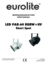 EuroLite LED PAR-64 Spot User manual