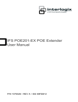 Interlogix PoE and Ethernet Data Extender (IEEE 802.3-af) User manual