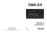 JBSYSTEMS CMX-24 Owner's manual