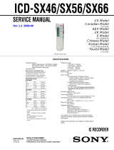 Sony ICD-SX46 - Ic Recorder User manual