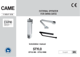CAME STYLO RME Installation guide