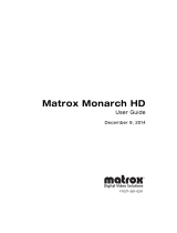 Matrox Monarch HD User manual