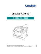 Brother MFC-8220 User manual