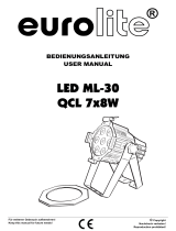 EuroLite LED ML-30 QCL 7x8W User manual