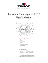Tissot AUTOMATIC CHRONOGRAPHS COSC User manual