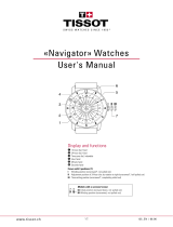 Tissot NAVIGATOR WATCHES User manual
