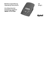 Tiptel 215 plus User manual