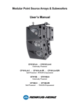 Renkus-Heinz CFX101LA User manual