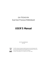 Gigabyte GA-7TESH2-RH User manual