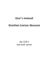 Barco OverView cDG67-DL User guide