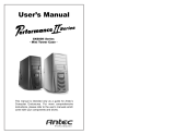 Antec SX600II Series User manual