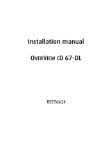 Barco OverView cDG67-DL Installation guide