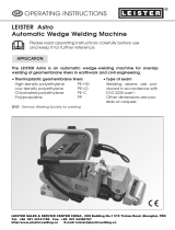 Leister Astro Operating Instructions Manual