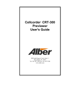 Alber Cellcorder CRT-300 Previewer User guide