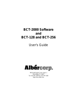 Alber BCT-2000 User guide
