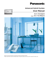 Panasonic KX-TEM824 User manual