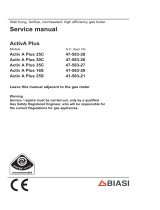 Biasi Activ A 30C User manual