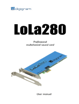Digigram LoLa280 User manual